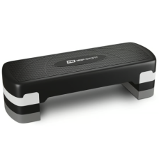 Степ платформа Hop-Sport HS-PP033AS 3-уровневая черно-белая